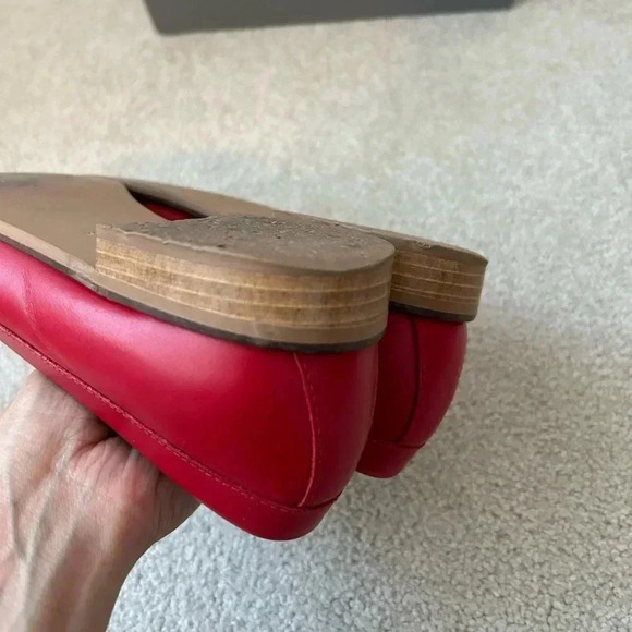 Everlane modern day  loafer in red leather - Picture 9 of 10